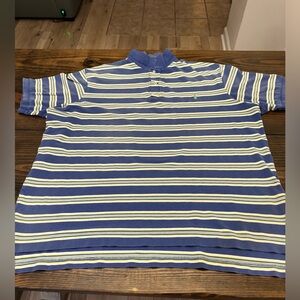 Ralph Lauren Blue and Yellow Polo Shirt